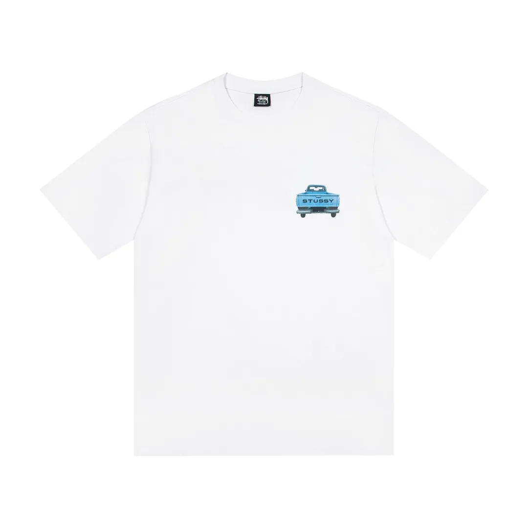 XY 116# P55 （In Stock ） Stussy SS 25 PICKUP TEE T Same Style ：Black White Size：S M L XL ： 260 ：